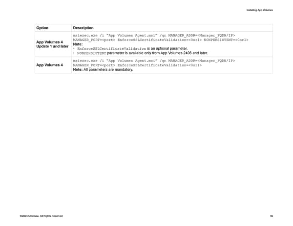 Omnissa App Volumes Install Guide - Page 40