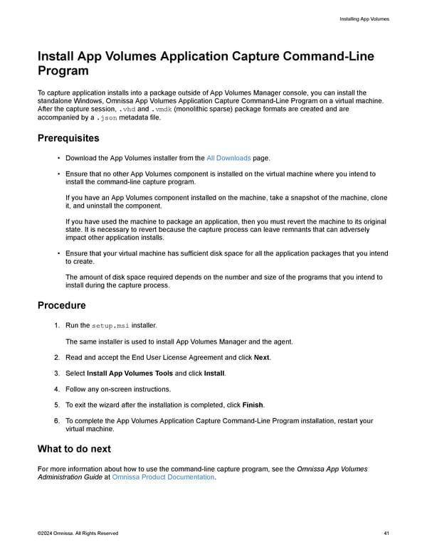 Omnissa App Volumes Install Guide - Page 41