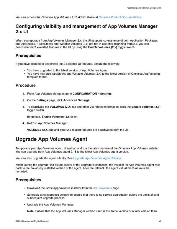 Omnissa App Volumes Install Guide - Page 49